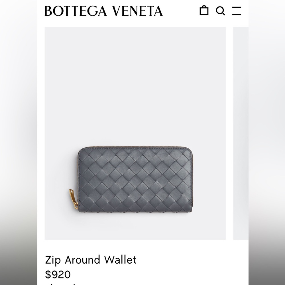 NWOT bottega wallet